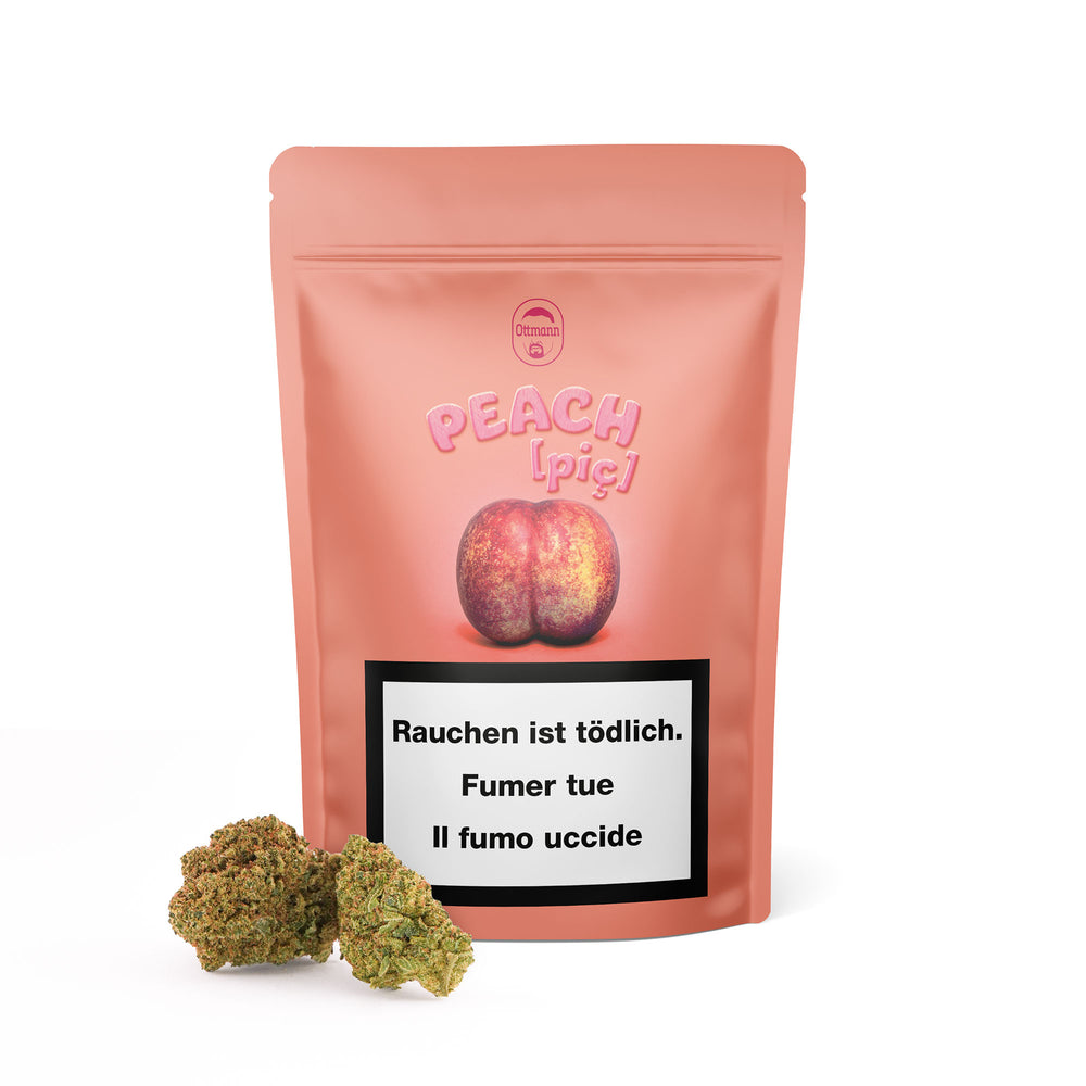 Peach CBD Blüten